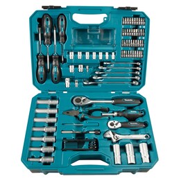 Makita E-08458 Set di utensili meccanici 87 utensili
