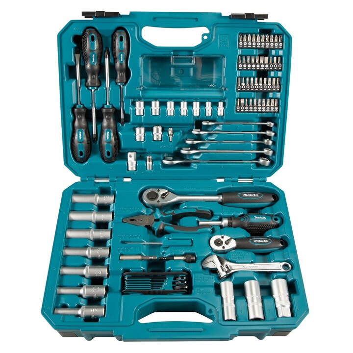 MAKITA SET VON ZUBEHÖR UND HANDWERKZEUGEN 87tlg.
