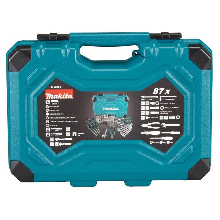 MAKITA SET VON ZUBEHÖR UND HANDWERKZEUGEN 87tlg.