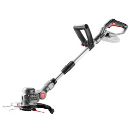 Graphite 58G030, Energy+ 18V Li-Ion Cordless Grass Trimmer, 254mm Basket Width, Grey