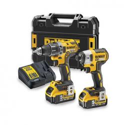 DeWALT DCK268P2T-QW destornillador eléctrico y llave de impacto Negro, Amarillo