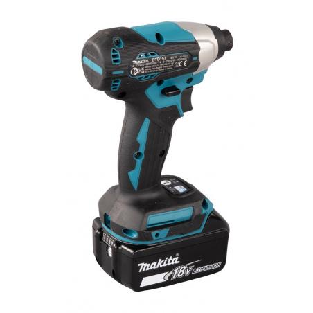 Makita DTD157Z atornilladora de impacto con batería 1/4" 3000 RPM 140 Nm Negro, Verde 18 V