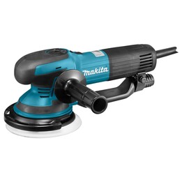 Makita BO6050J ponceuse portative Ponceuse orbitale 600 tr/min 6800 OPM Noir, Bleu