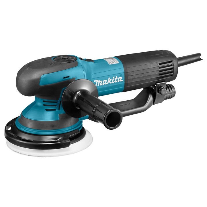 Makita BO6050J Tragbares Schleifgerät Schwingschleifer 600 RPM 6800 OPM Schwarz, Blau