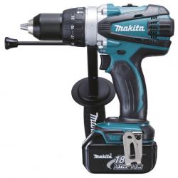 Makita DHP458RTJ taladro 2000 RPM Negro, Azul