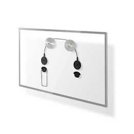 Support mural fixe pour téléviseur de 32 à 65" DTI / Câble en acier / Jusqu´à 50 kg / SOP-7000