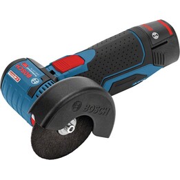 Bosch GWS 12V-76 Professional, 12V Cordless Mini Angle Grinder, 76mm Disc Size, Blue