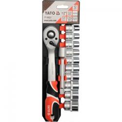 Yato YT-38821 llave de tubo Juego de llaves de tubo 12 pieza(s)