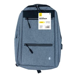 R4008 nylon backpack / laptops up to 16 / water repellent / gray / One+