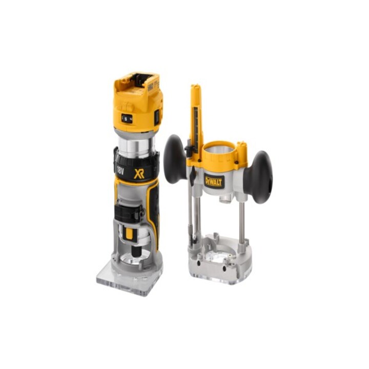 DeWALT DCW604NT-XJ Roteador e Retificador Preto, Amarelo 25500 RPM