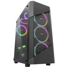 Darkflash Pollux Black Gaming Case / ATX / Tempered Glass / Fans NOT included