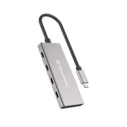 Adaptateur Hub Type-C vers 4x Type-C 3.2 / 10 Go / PD 100 W / Conceptronic / HUBBIES16G
