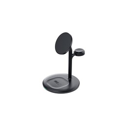 Cargador 3 en 1 inalámbrico MagScape para Iphone / Apple Watch / Airpods / 20.5w / Negro / Greencell / MSST-GC-3IN1-B