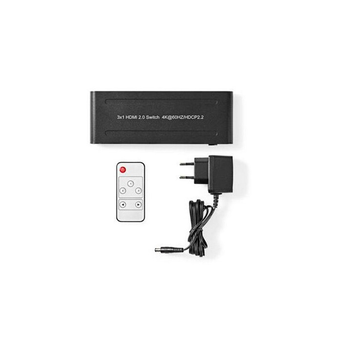 Interruttore Nedis / 3xHDMI / 4K@60Hz / VSWI3473AT