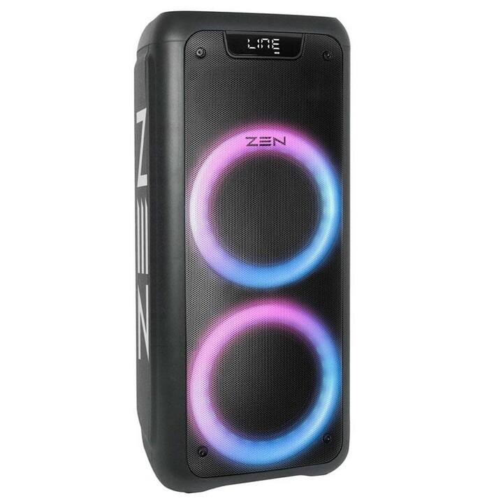 Altoparlante Bluetooth 5.0 ZEN PHOENIX / 250W PMPO / Illuminazione RGB / FM / Micro SD / 1x microfono wireless / 3600Mah