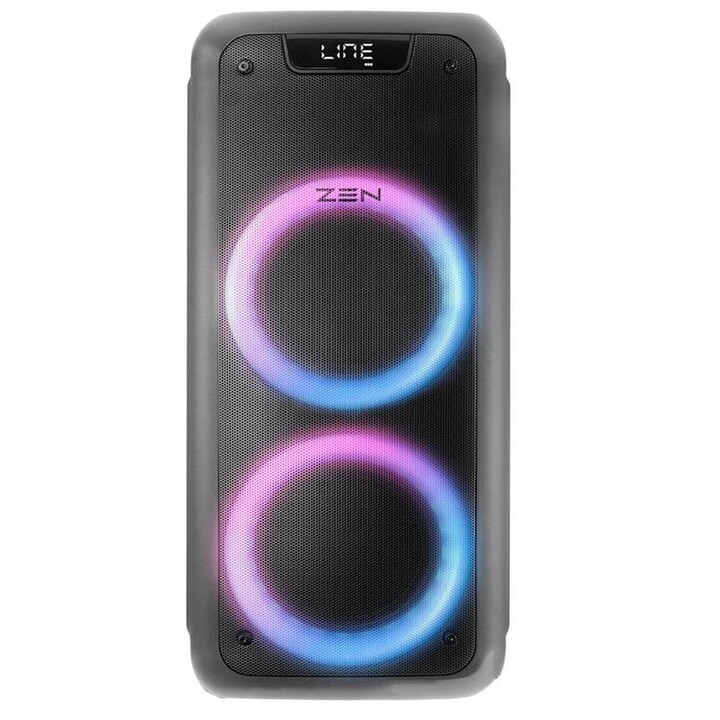 Altoparlante Bluetooth 5.0 ZEN PHOENIX / 250W PMPO / Illuminazione RGB / FM / Micro SD / 1x microfono wireless / 3600Mah