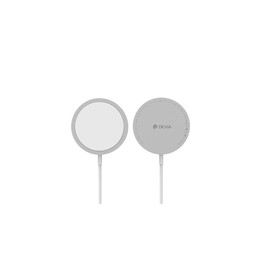 Chargeur sans fil magnétique intelligent DEVIA QI / 15 W / Blanc / 358951