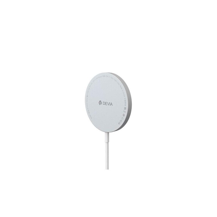 Caricabatterie wireless QI magnetico intelligente DEVIA / 15W / Bianco / 358951