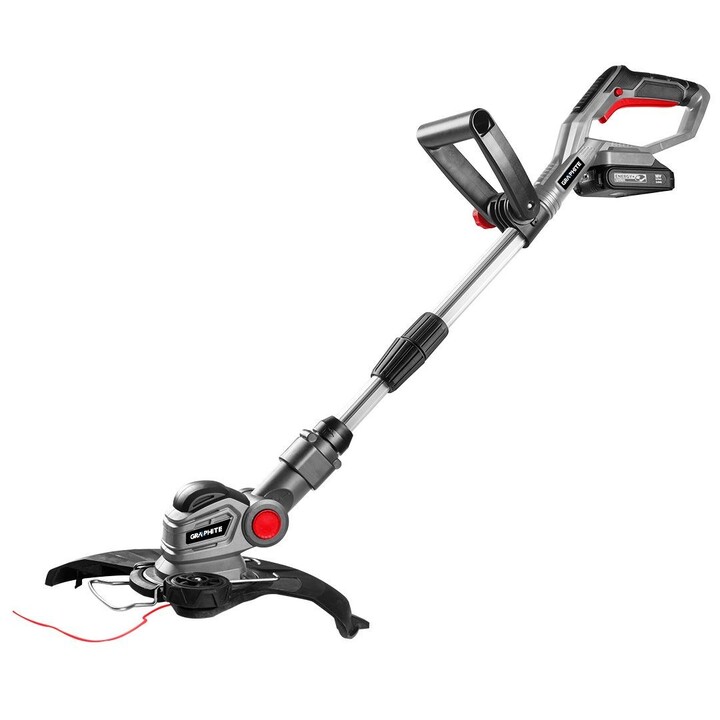 Graphite TOP-58GE112, Cortasetos Ligero Sin Cable 18V, Cuchilla Doble Acción, Gris