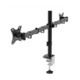 Unyka UK710102 Table Stand, 2 Heads, Adjustable and Swiveling, 10-32 Max. 10kg, VESA Max. 100x100