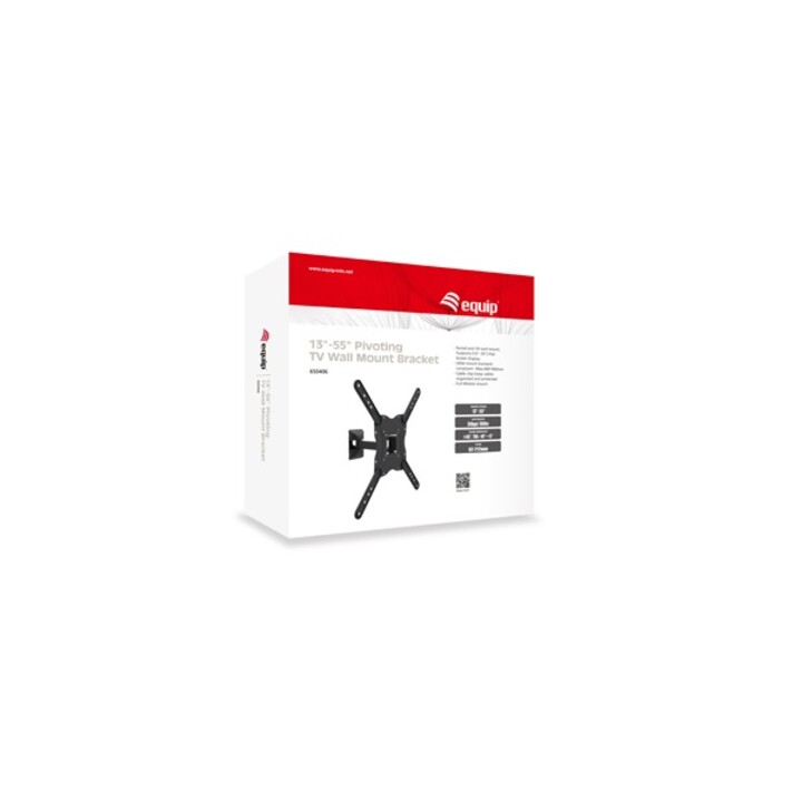adjustable wall mount for 13-55" screens, tilting and rotating, max. VESA ≥ 100mm