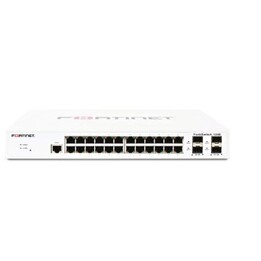Switch gestito Fortinet FS-124E L2, 24xGE RJ-45, 4xGE SFP, 256 MB DDR3, montaggio su rack senza ventola