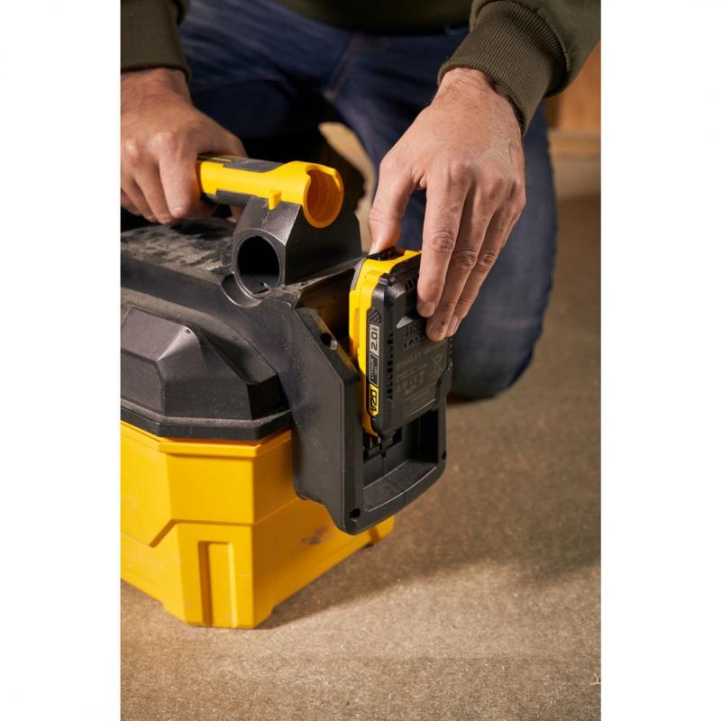 Stanley FATMAX SFMCV002B-XJ aspiradora 7,5 L Aspiradora de tambor Seca y húmeda Sin bolsa