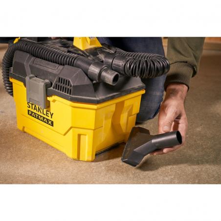 Stanley FATMAX SFMCV002B-XJ aspiradora 7,5 L Aspiradora de tambor Seca y húmeda Sin bolsa
