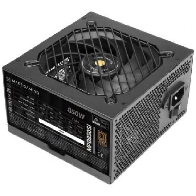 Mars Gaming 850W MPB850SI Extreme Silence 80 Plus Bronze Alimentatore Nero