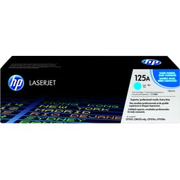 HP CB541A Cyan Original Toner Cartridge 125A 1,400 Pages