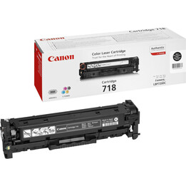 Canon CRG-718BK Original Tonerkartusche Schwarz, 3.400 Seiten