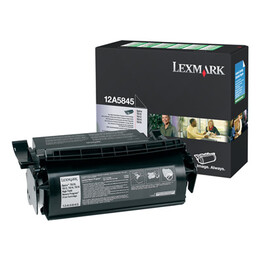 Lexmark 12A5845 Toner nero originale 25.000 pagine