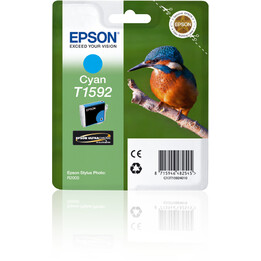 Encre cyan d´origine Epson T1592 C13T15924010 17 ml