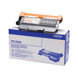 Toner preto original Brother TN2220, 2.600 páginas