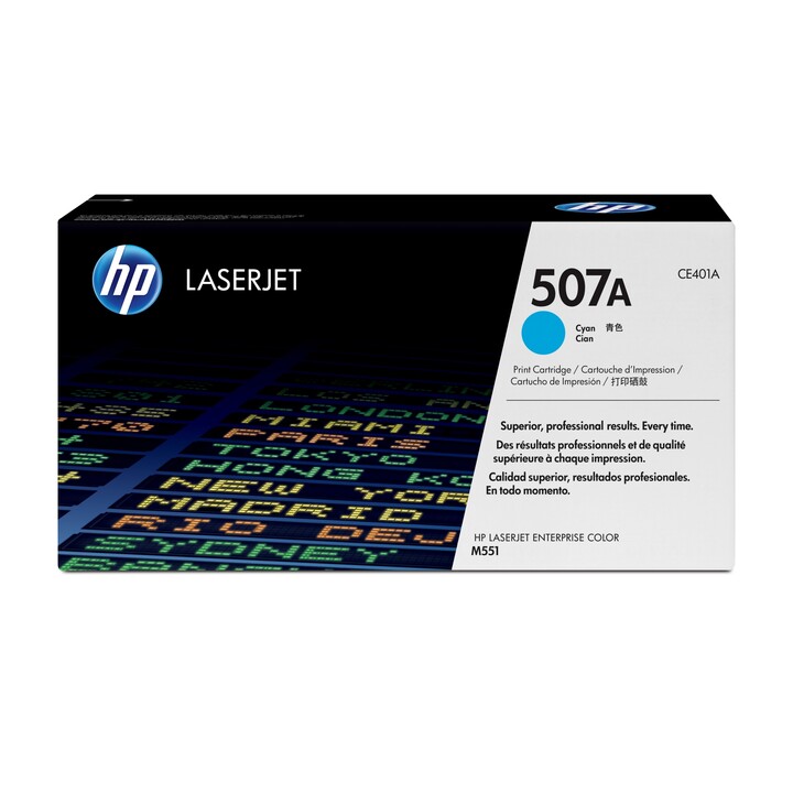 Original hp ce401a cyan 507a toner 6,000 pages