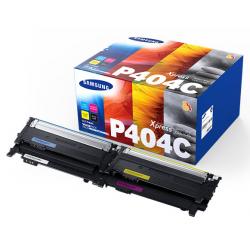 Pack of 4 original Samsung CLT-P404C black/cyan/magenta/yellow toner cartridges, 1,500 pages