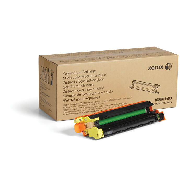 Tambour Xerox d´origine 108r01483 jaune 40 000 pages