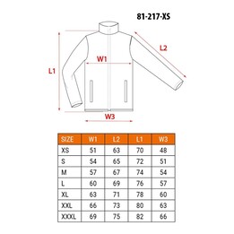 NEO tools 81-217-XS workwear jacket
