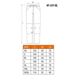 NEO tools 81-231-XL protective pants