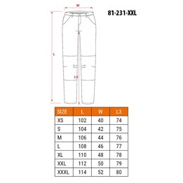 NEO tools 81-231-XXL protective pants