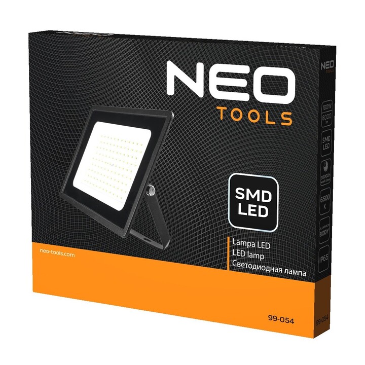 Neo Tools 99-054 projecteur LED SMD 100W 8000 lm noir