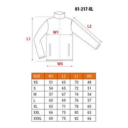 NEO tools 81-217-XL workwear jacket