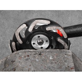 Graphite 57H893 disco diamantado de desbaste segmentado L 125 mm negro