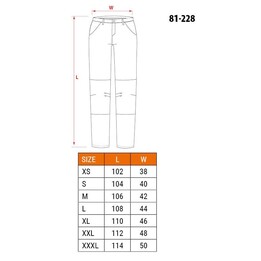 Calças de proteção NEO tools 81-228-XXXL