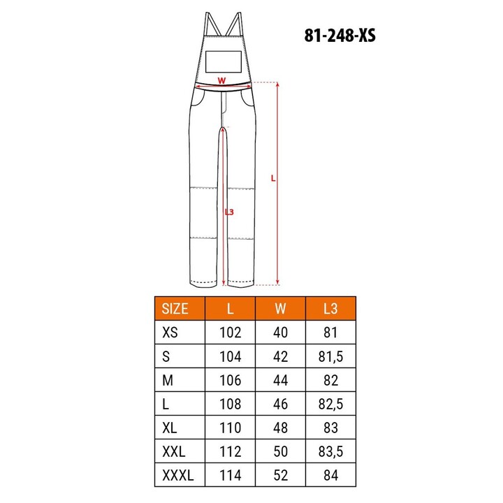 NEO tools 81-248-XS vêtement de travail
