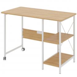Maclean loft folding desk, dimensions: 107x45x75cm, max - 150 kg, with top, light beech color, MC-411 W