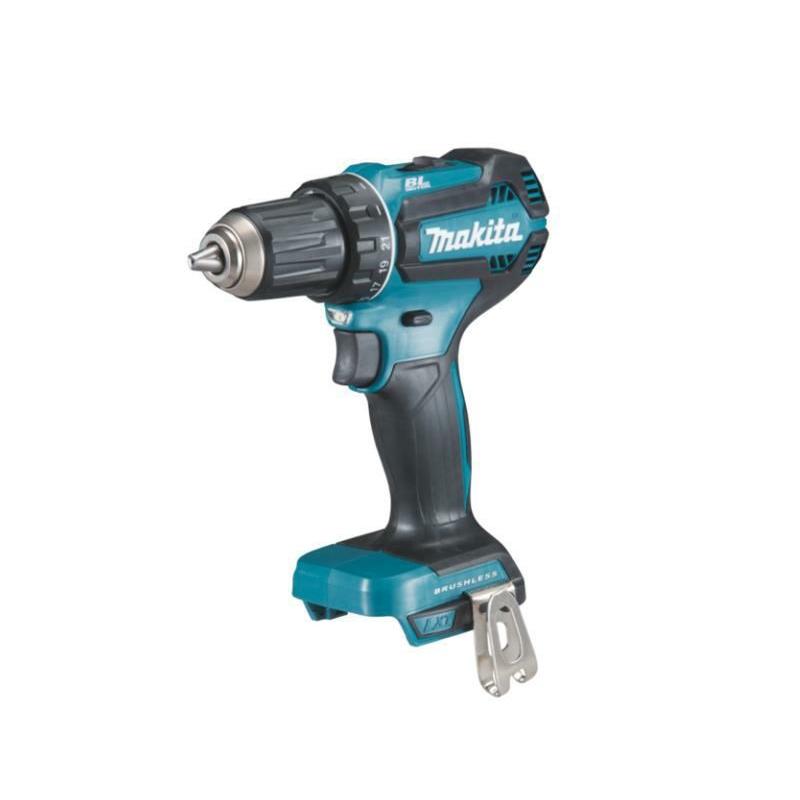 Makita DDF485Z taladro 1900 RPM Sin llave 1,7 kg Negro, Azul