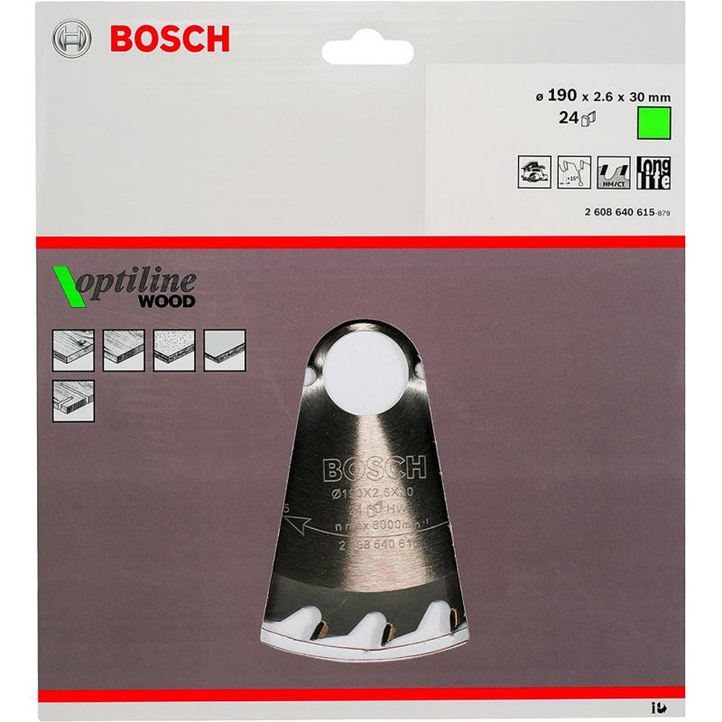 Bosch ‎2608640615 hoja de sierra circular 19 cm 1 pieza(s)