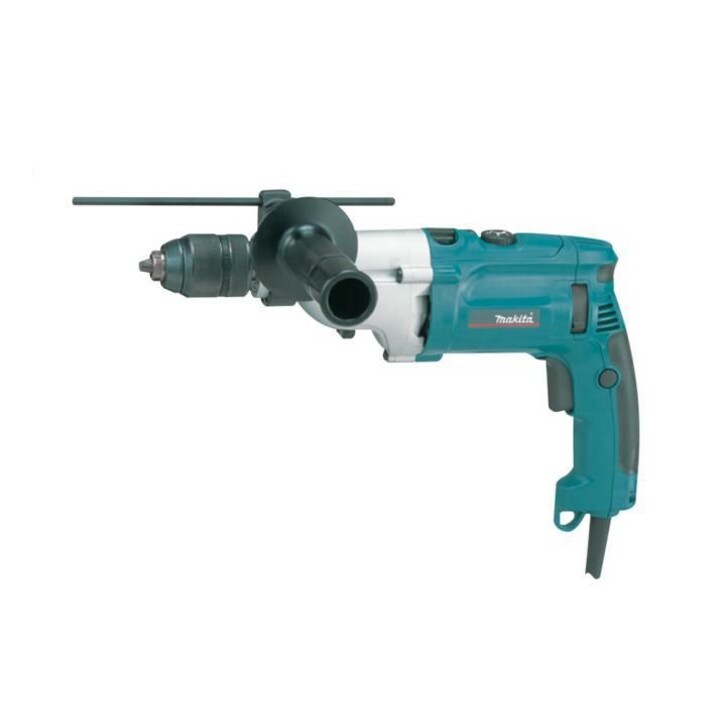 Makita HP2071J Bohrmaschine 2900 RPM Ohne Schlüssel 2,5 kg Schwarz, Blau, Silber