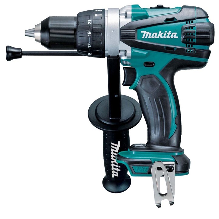 Makita DHP458Z taladro 2000 RPM Sin llave 2,3 kg Negro, Azul
